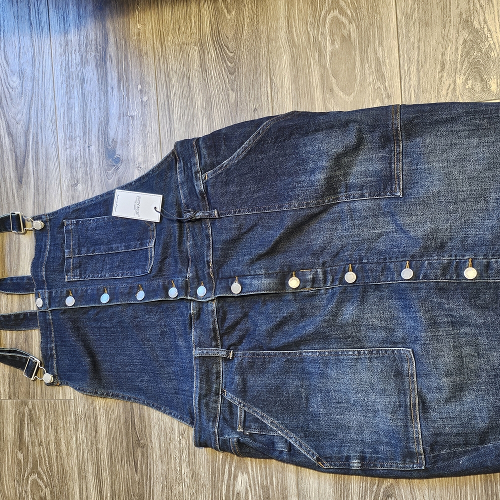 NWT Judy Blue Dark Wash Denim Overalls